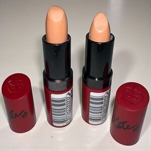 Rimmel Kate Moss Lipstick 113 Rossetto Nude Beige Set of 2 New Unsealed Matte